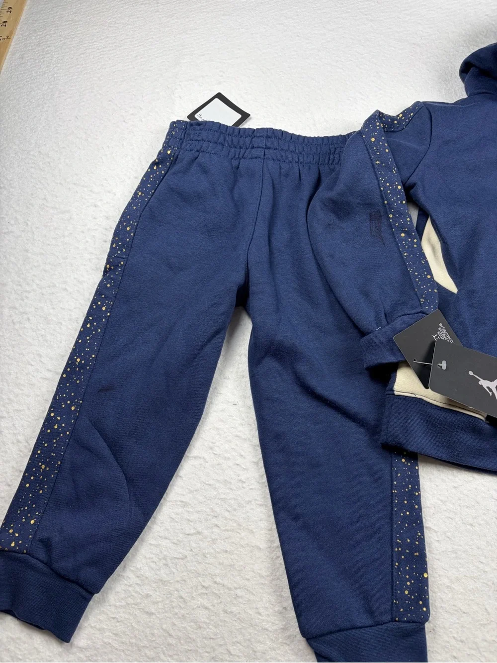 NWT Jordan x Zion Williamson Boys Hoodie & Joggers Set Midnight Navy